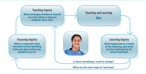 Teaching as inquiry model.